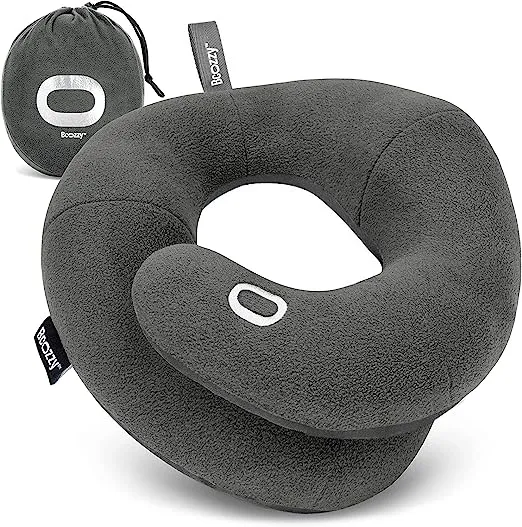 BCOZZY Neck Pillow for Travel Provides Double Support to The Head, Neck, and ...