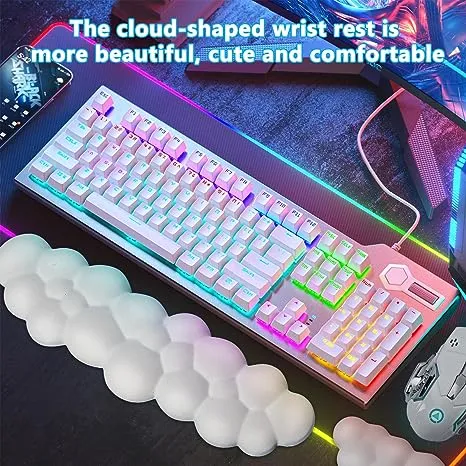 Keyboard Wrist Rest Memory Foam Wrist Rest for Computer Keyboard Wrist Suppor...