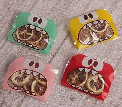 Hapy Shop 400 Pieces Monster Cookie Bags