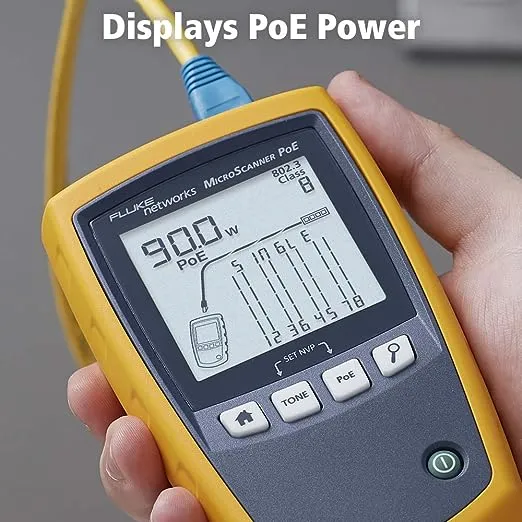 Fluke Networks MS-POE - MicroScanner PoE Cable Verifier