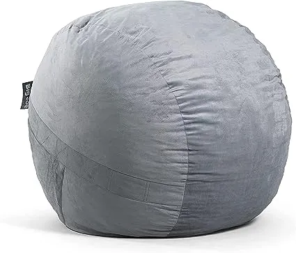 Big Joe - Fuf Large w/ Removable Cover Gray Plush / Plush