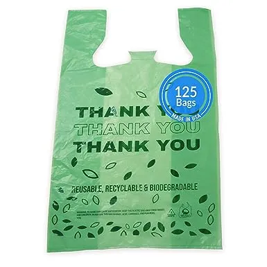 Reli. Biodegradable Thank You Bags | 125 Count | Biodegradable Shopping Bags ...