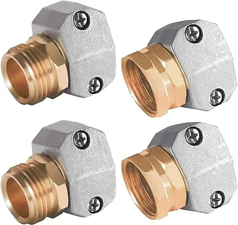 Garden Hose Repair Fittings Zinc And Aluminum Male And Female Hose End Water 