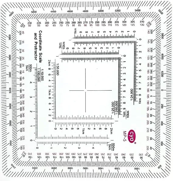 Gotical Military Style MGRS/UTM Coordinate Grid Reader