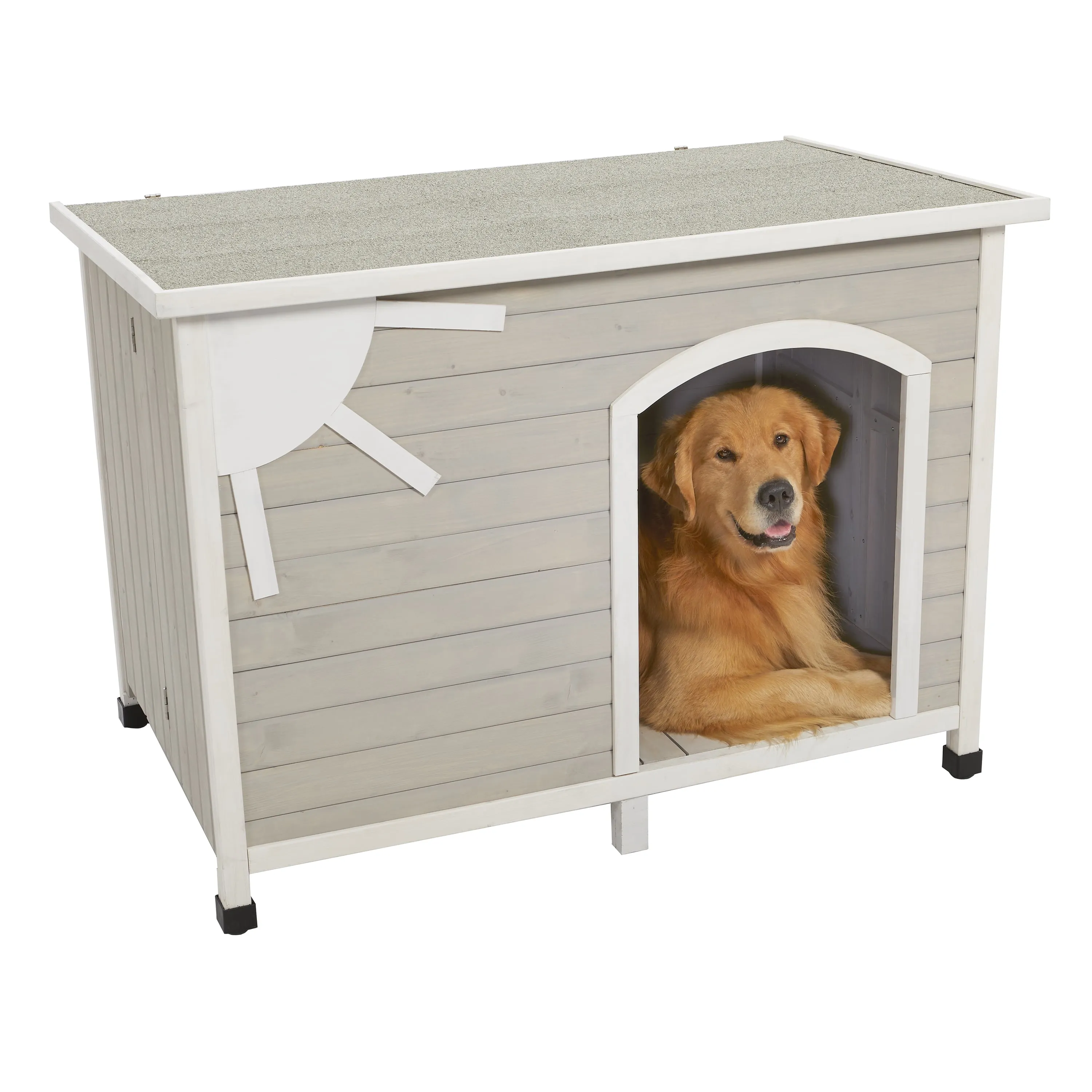 Midwest Eillo Folding Outdoor Wood Dog House