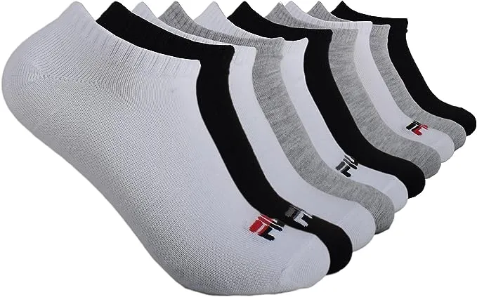 Fila Women’s No Show Ankle Socks, Womens Athletic Socks, Multi Pack