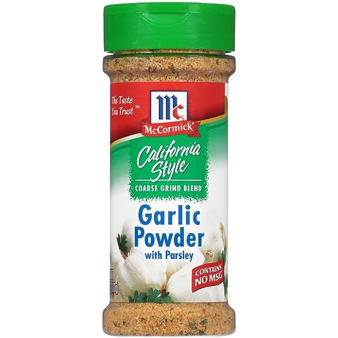 McCormick California Style Garlic Powder With Parsley Coarse Grind Blend, 24 oz