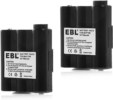 EBL BATT5R AVP7 Replacement Rechargeable Battery for GXT1000 GXT1050 GXT850 GXT860 GXT900 GXT950 GXT650 GXT550 and More, 2 Pack