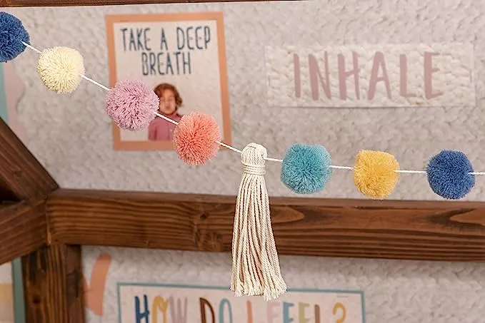 Everyone Is Welcome Pom-Poms and Tassels Garland (TCR7157)