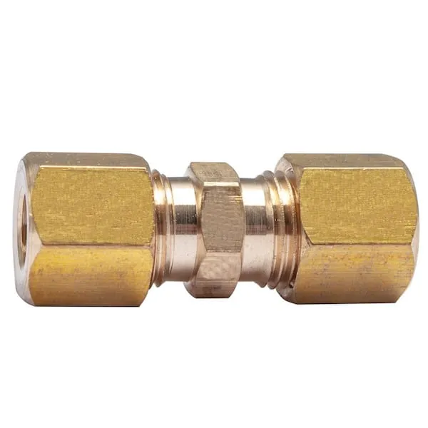 1/4 In. O.d. Brass Compression Coupling Fitting (10-pack) |