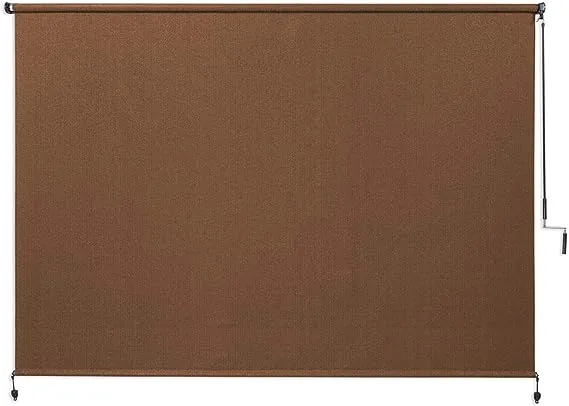 Outdoor Roller Shade Color: Mocha, Size: 48" W x 72" L