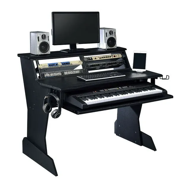 Musiea BE200 Series Music Recording Studio Desk Workstation w/2 x 4U Rack