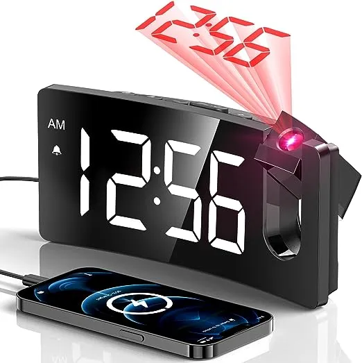 GOLOZA Projection Alarm Clock