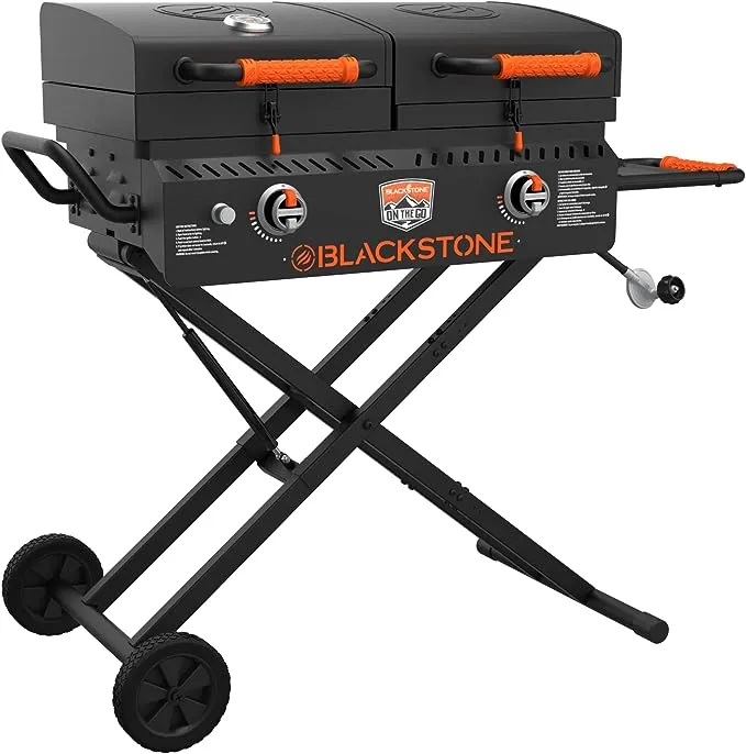 Blackstone On The Go Tailgater 17" Griddle 17" Grill Combo