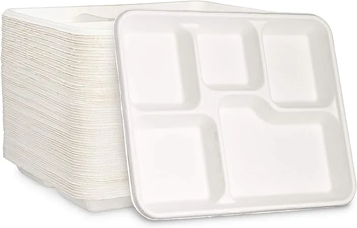 Comfy Package 5 Compartment Plates