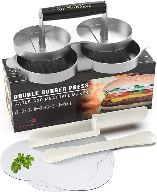 Kitchen RMore Double Burger Press