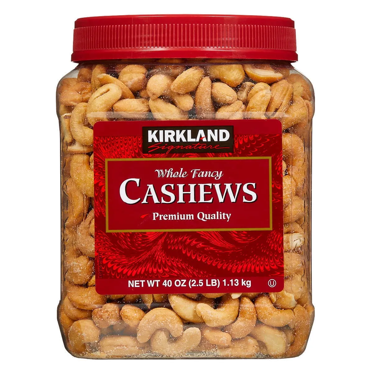 Kirkland Signature Whole Fancy Cashews, 2.5 lbs