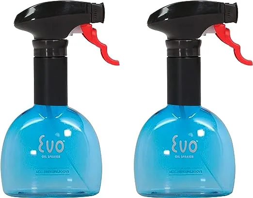 Evo Red 8 Ounce Mini Oil Sprayer, Set of 2