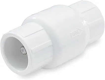 NDS 1001-12 1-1/4" PVC IPS Spring Check Valve F by F 6-3/16" Length