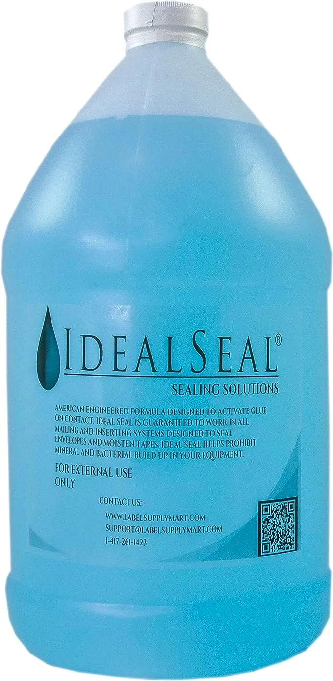 IDEALSEALOne Gallon of Sealing Solution Compatible Replacement for: DM Series Mailing Systems