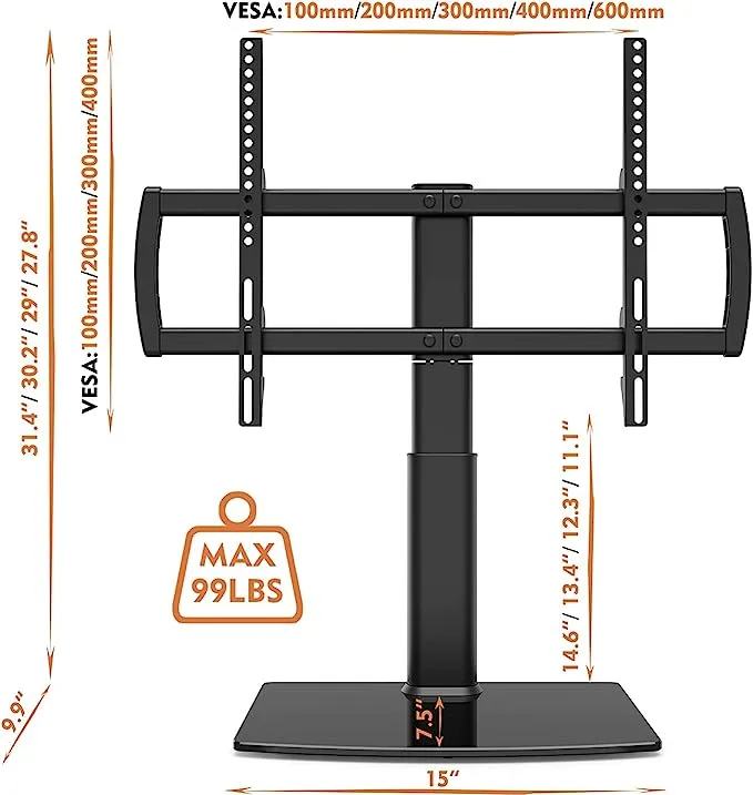 Universal Swivel TV Stand/Base Table Top TV Stand