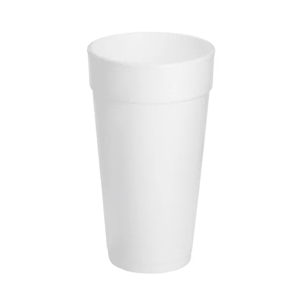 Dart 20J16 20 oz. White Customizable Foam Cup - 500/Case