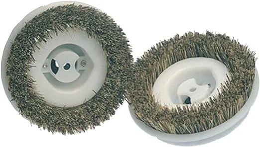 Koblenz 45-0134-2 Floor Scrubbing Brushes, 2-Pack, Standard, Beige/White