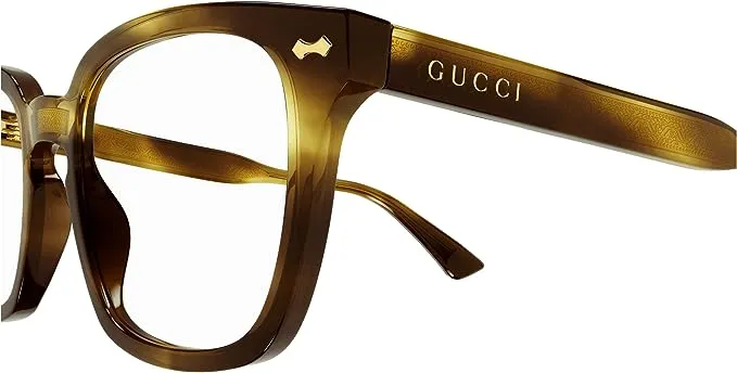 Gucci Vintage Eyeglasses GG0184O 010 50mm For Men Women - Bundle Ocu-Kit Eyewear Care Packet