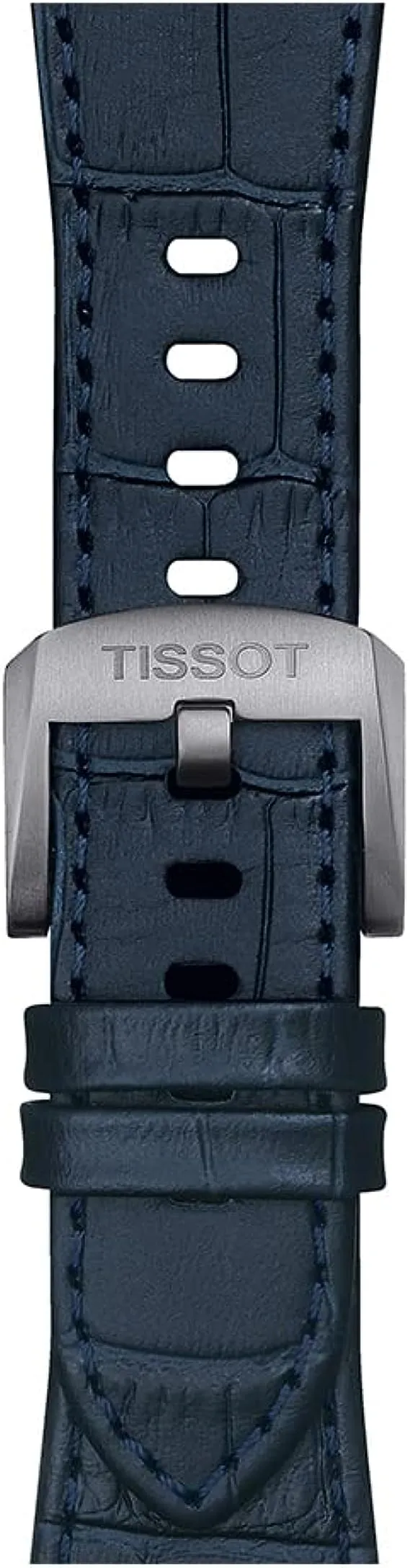 TISSOT STRAP T852047701 Blue Leather Strap STEEL ENDPIECE