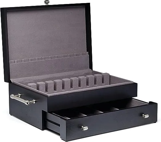 Reed & Barton Charcoal Flatware Chest