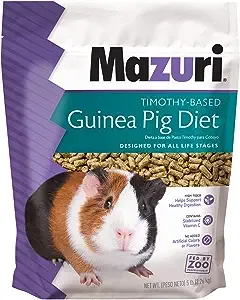 Mazuri | Timothy-Based Guinea Pig Food | 5 Pound (5 lb.) Bag