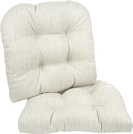 Gripper Non-Slip Tyson 17-inch Chair Cushion - Set of 2, Size: 17x17x3