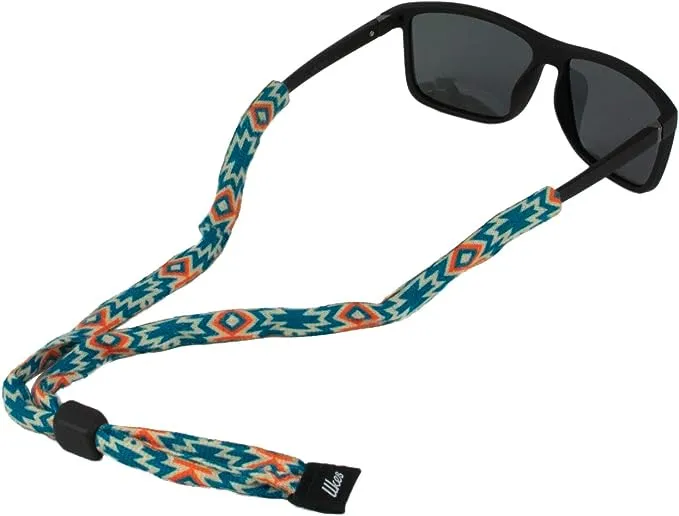 Ukes Premium Sunglass Strap - Durable & Soft Glasses Strap Designed with Cotton Material - Secure fit for Your Glasses and Eyewear. (The Aztecs)