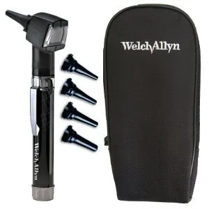 Welch Allyn Pocket Jr Otoscope With Case - Black (22841)