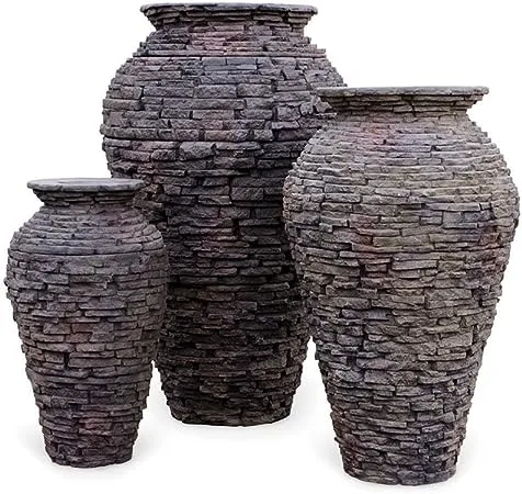 Aquascape - Small Stacked Slate Urn Fountain Kit