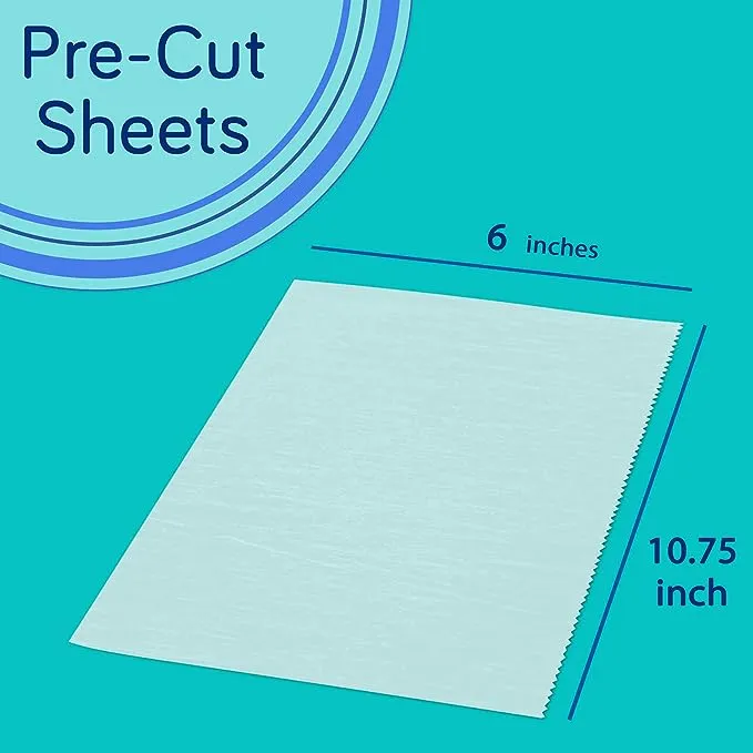 500 Interfolded Microwavable Wax Paper Sheets - Perfect for Food Service Needs