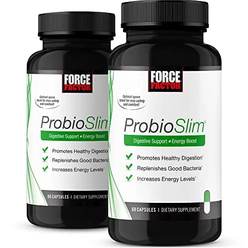 Force Factor ProbioSlim + Prebiotic Fiber 120 Capsules