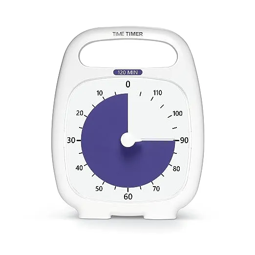 Time Timer Plus , 60 Minute, White