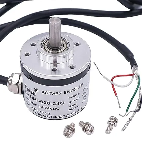 Taiss/Incremen<wbr/>tal Rotary Encoder DC 5-24v Wide Voltage Power Supply 6mm Shaft...