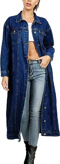 Women's Loose Long Sleeve Denim Jacket