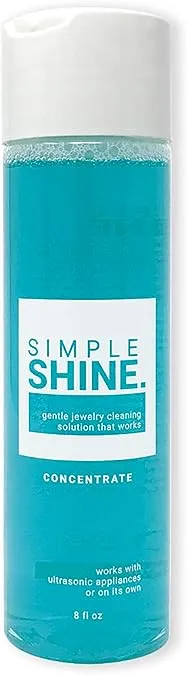 Simple Shine Gentle Jewelry Cleaner Concentrate Ultrasonic Cleaning Solution Gold Silver