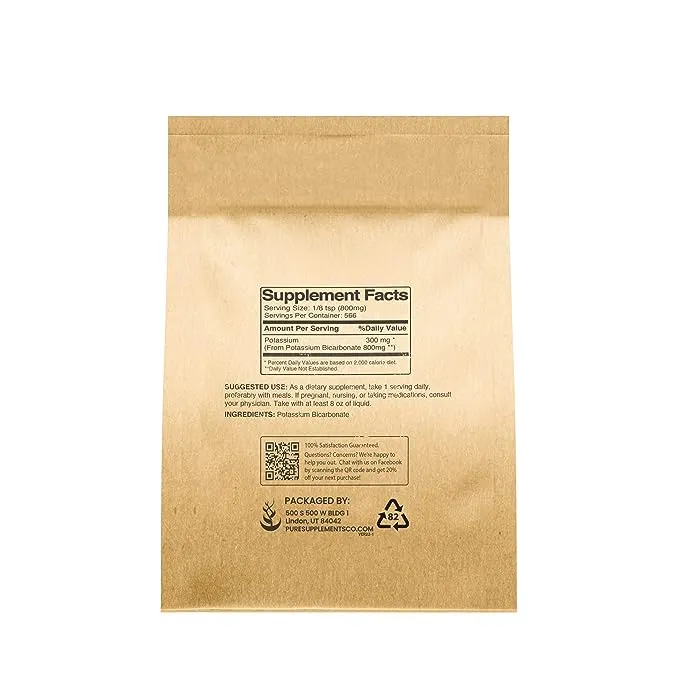 Pure Original Ingredients Potassium Bicarbonate Natural