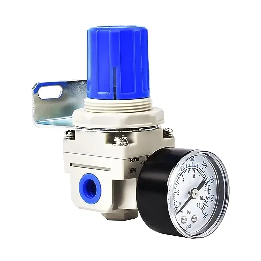 BLCH 1/4" NPT Air Pressure Regulator - Air Regulator for Compressor,Air Compressor Regulator Air Drying System AR2000-02 Gauge 0-160 PSI