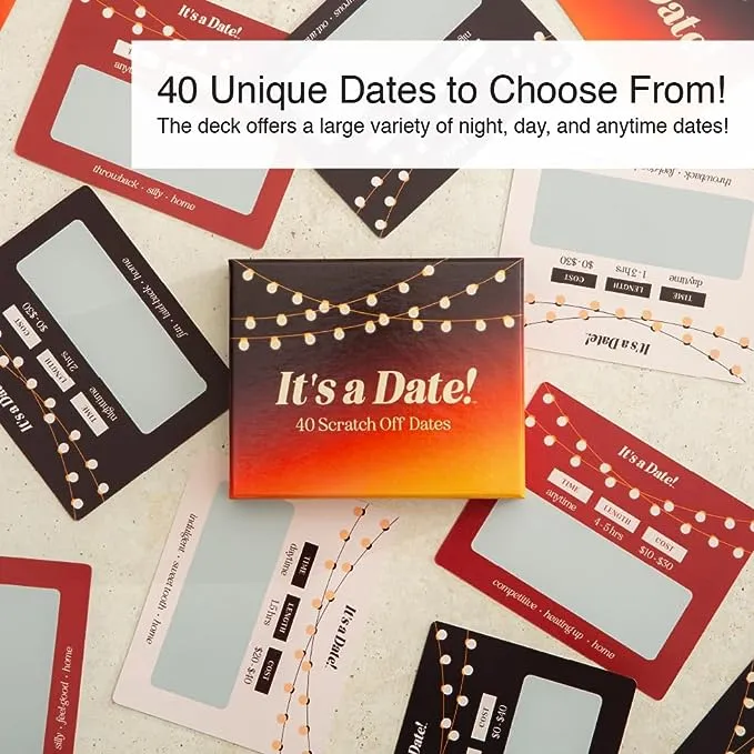 It's a Date! 40 Fun and Romantic Scratch Off Date Ideas