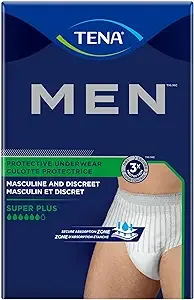 Men Protective Underwear, Super Plus, Medium/Large (34-50 Inch Waist/Hip) -