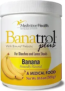 Banatrol Natural Anti Diarrheal with Prebiotics, Relief for Ibs, Recurring Diarrhea, Clinically Supported Medical Food,