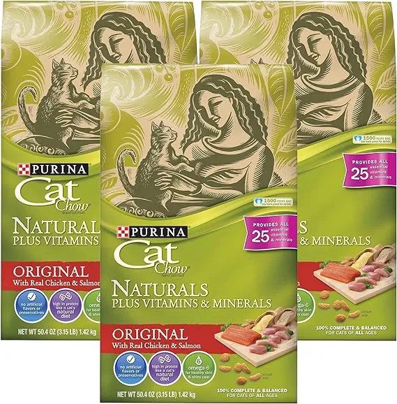 Cat Chow Naturals Cat Food, Original - 6.3 lb