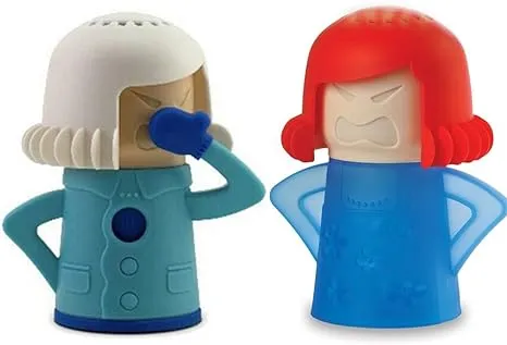 Keledz Microwave Cleaner Angry Mom with Fridge Odor Absorber Cool Mom (2pcs)