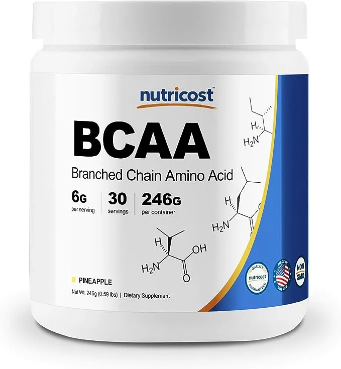 Nutricost BCAA Powder 60 Servings / Unflavored