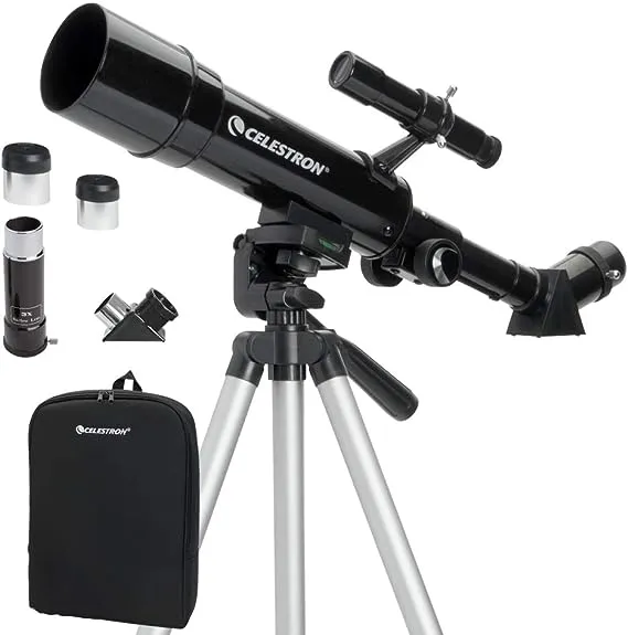 Telescope Celestron Travel Scope 70mm Portable Tripod Astronomical Compact A1